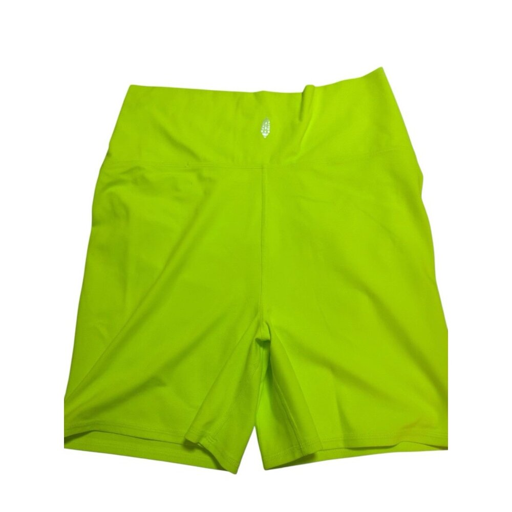 Free People Movement x Hatch Never Better Shorts XL Neon Yellow NEW W/TAGS - Picture 6 of 6